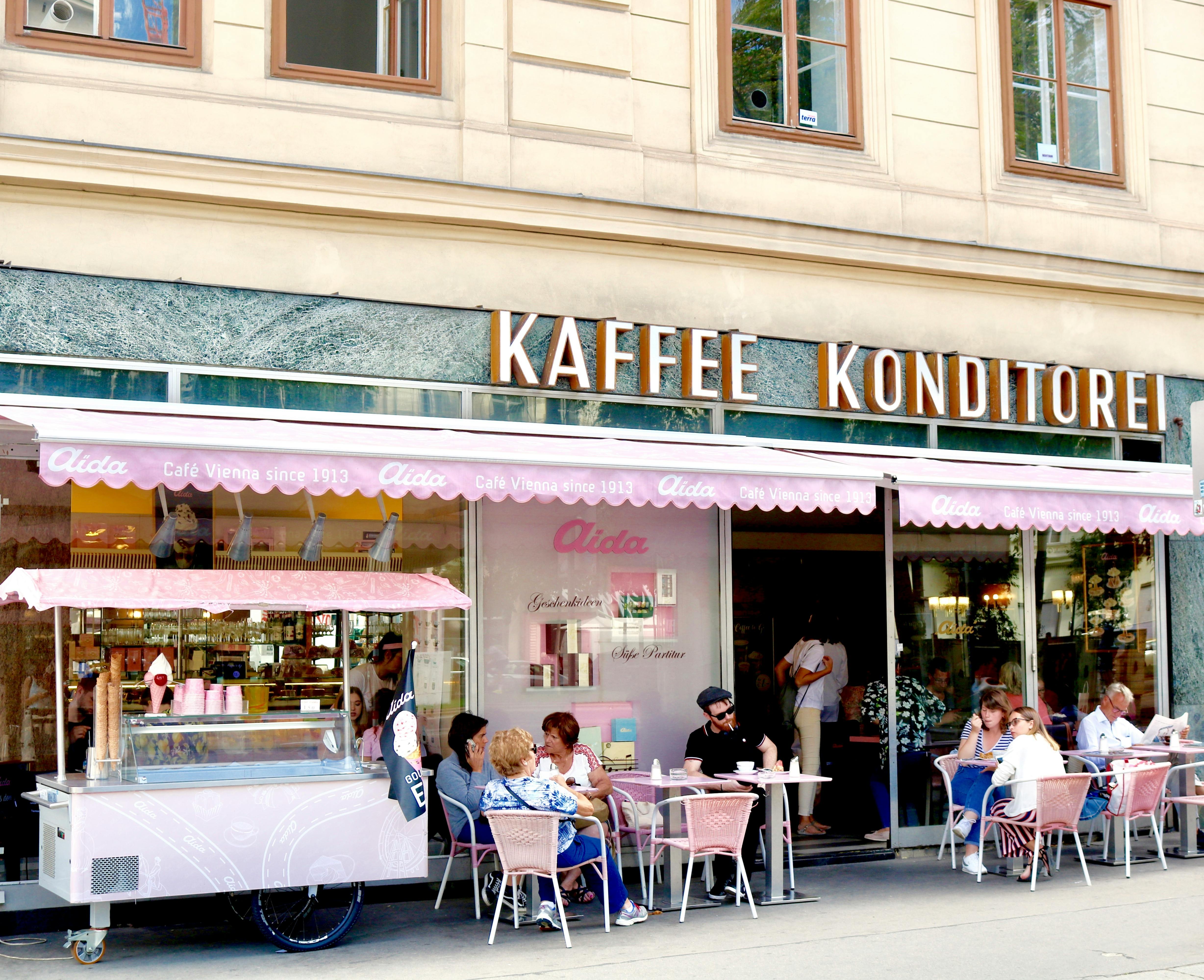 Evening coffee in a Viennese café