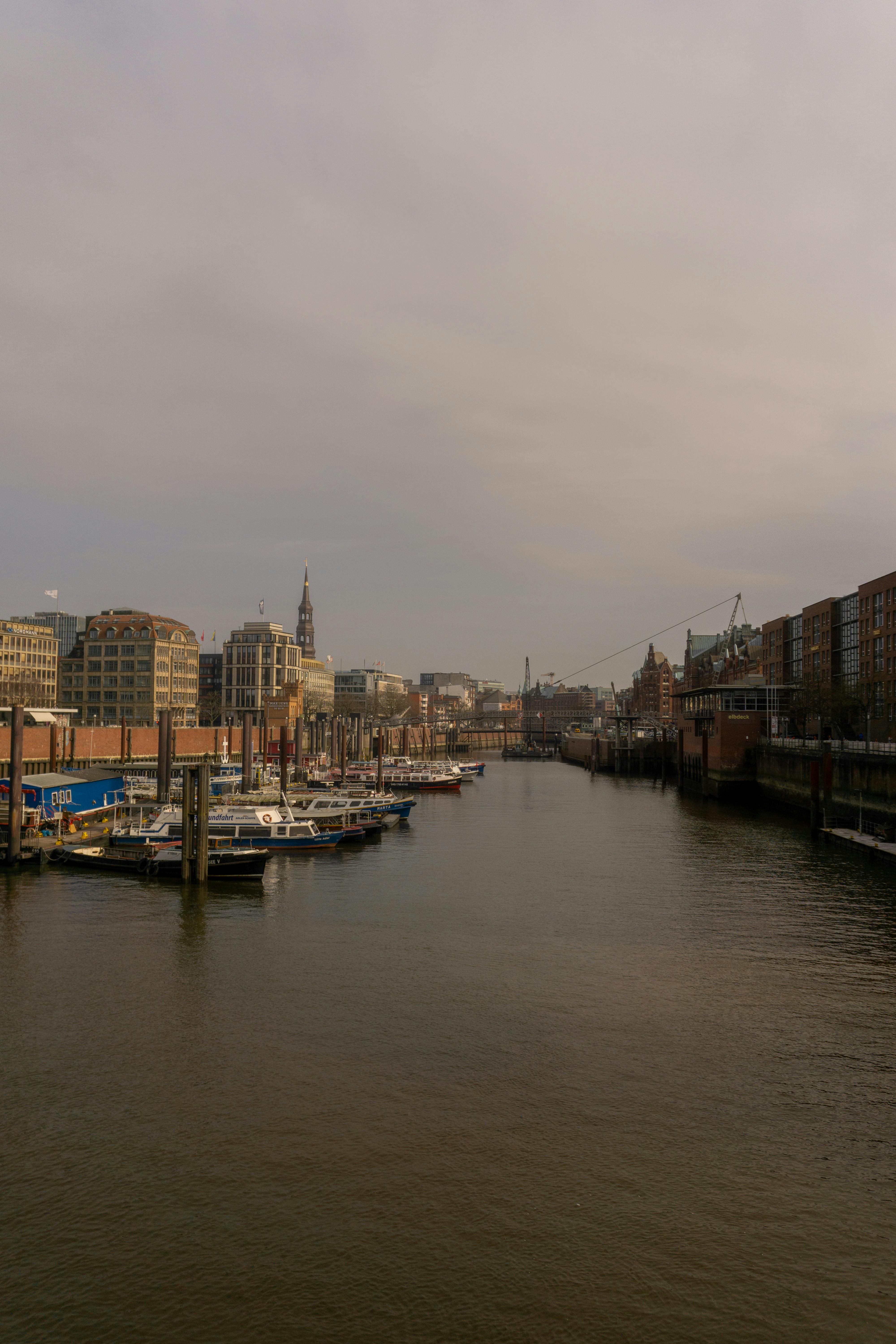 Harbor walk in Hamburg