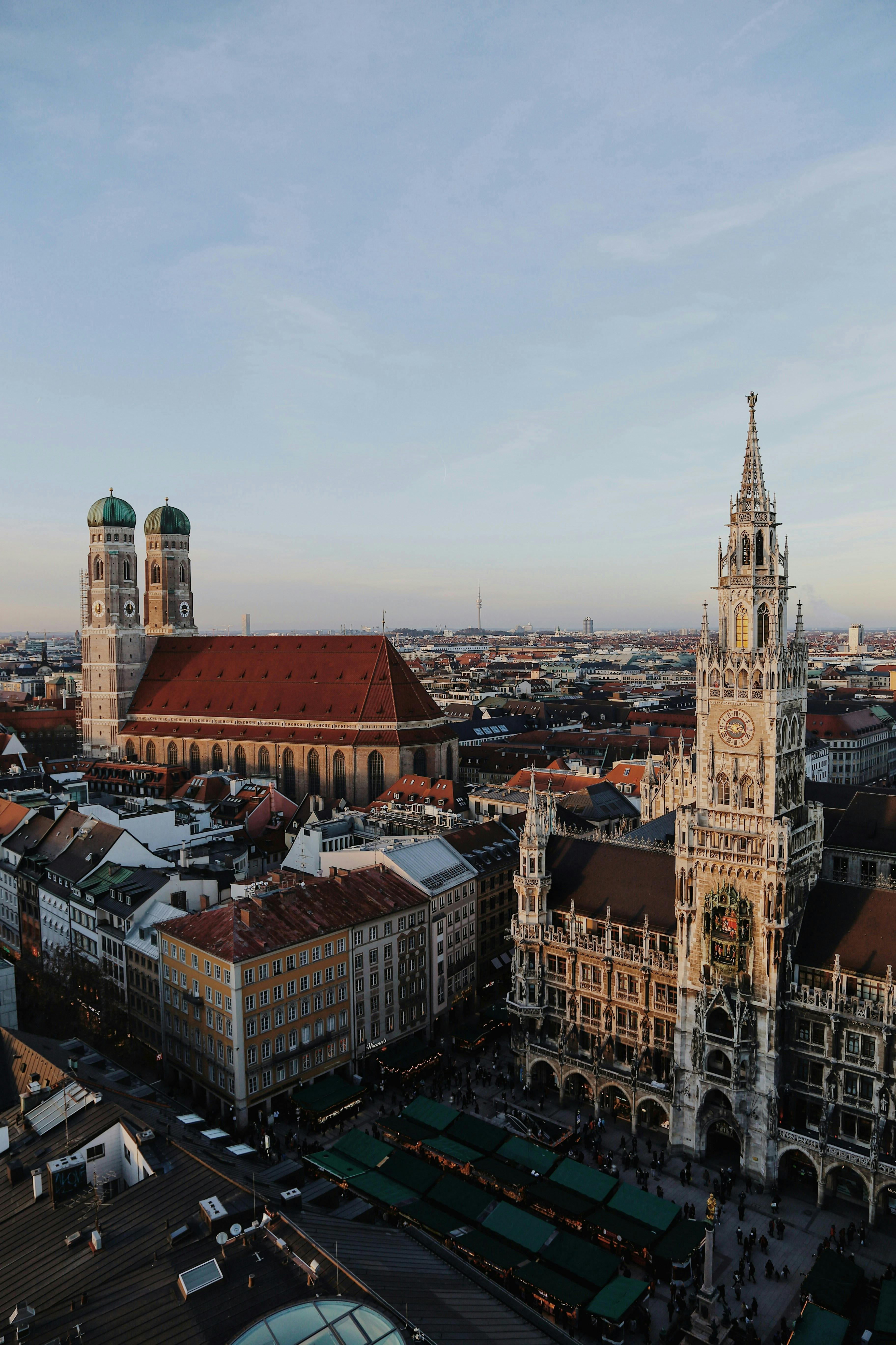 Breakfast in a Munich beer garden