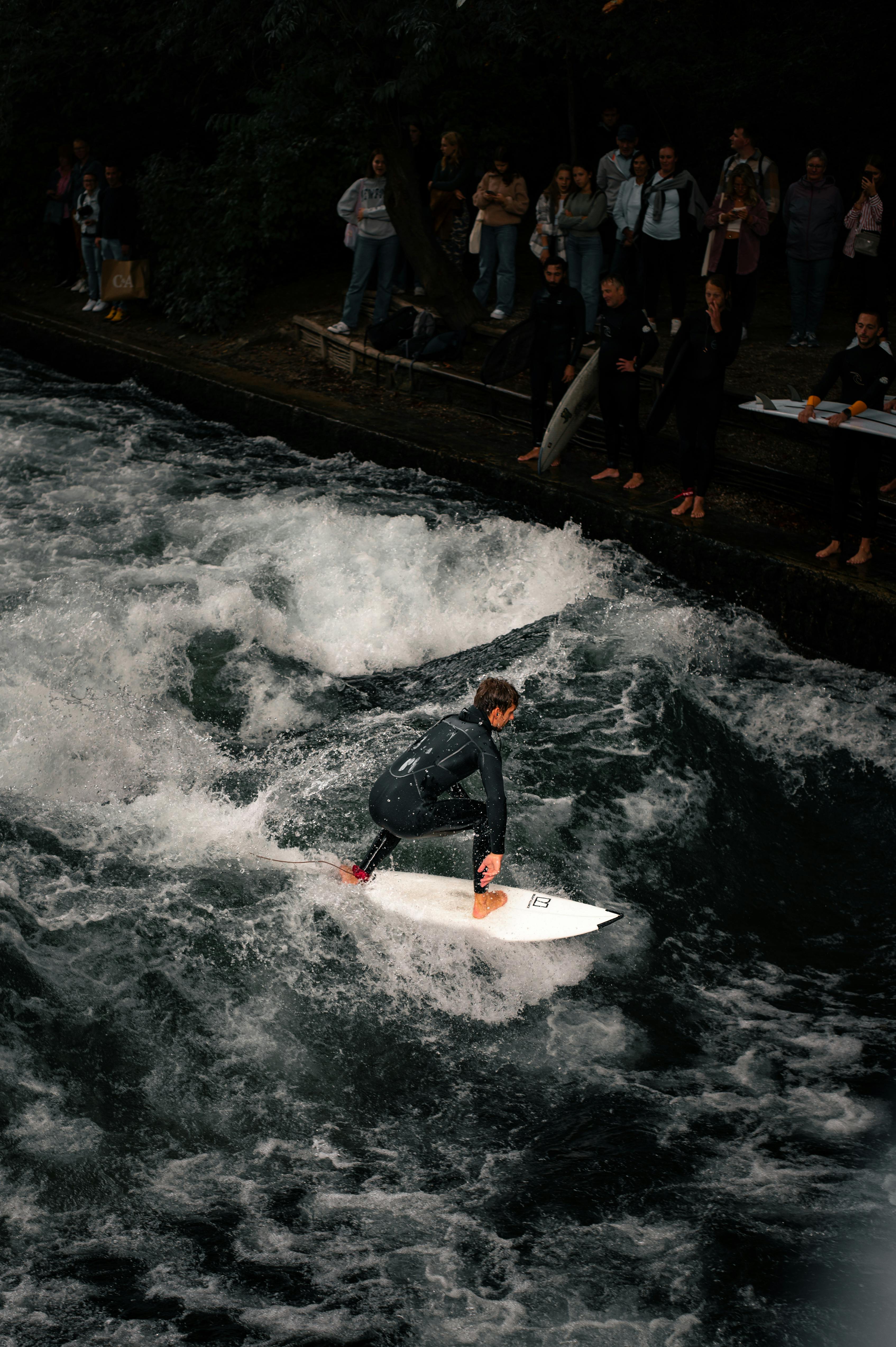 English Garden river surfers
