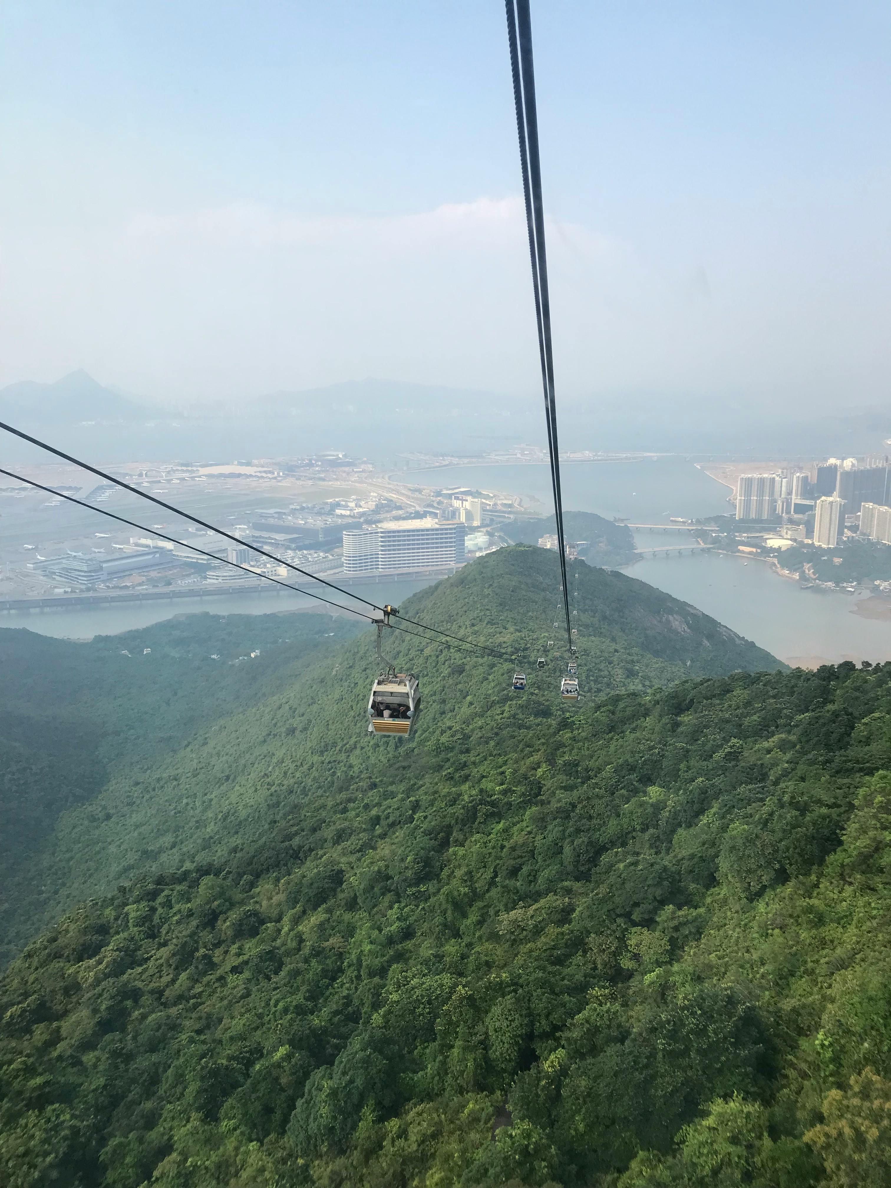 Cable car ride to Ngong Ping