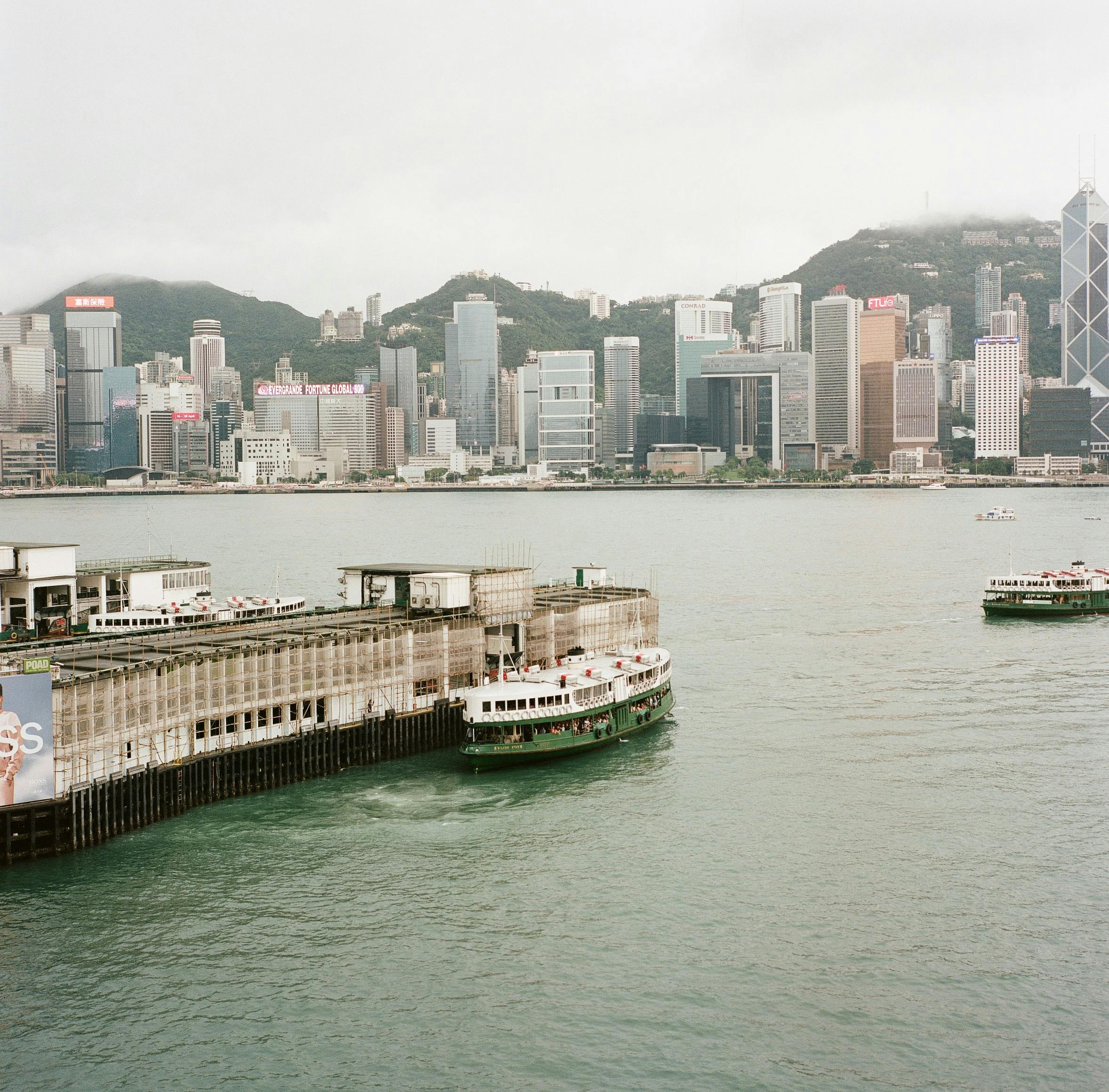 Harbourfront walk in Tsuen Wan
