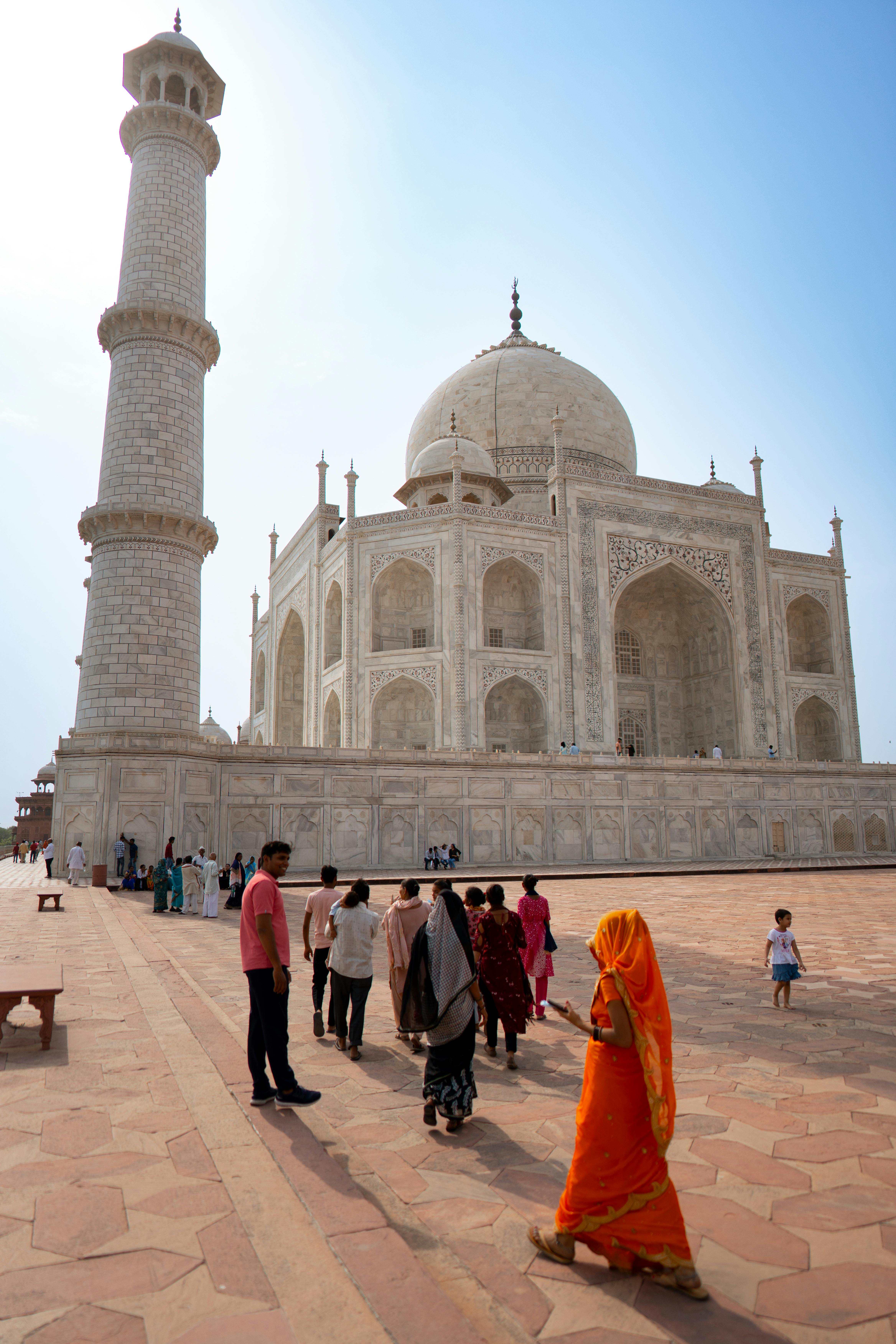 Arriving in Agra