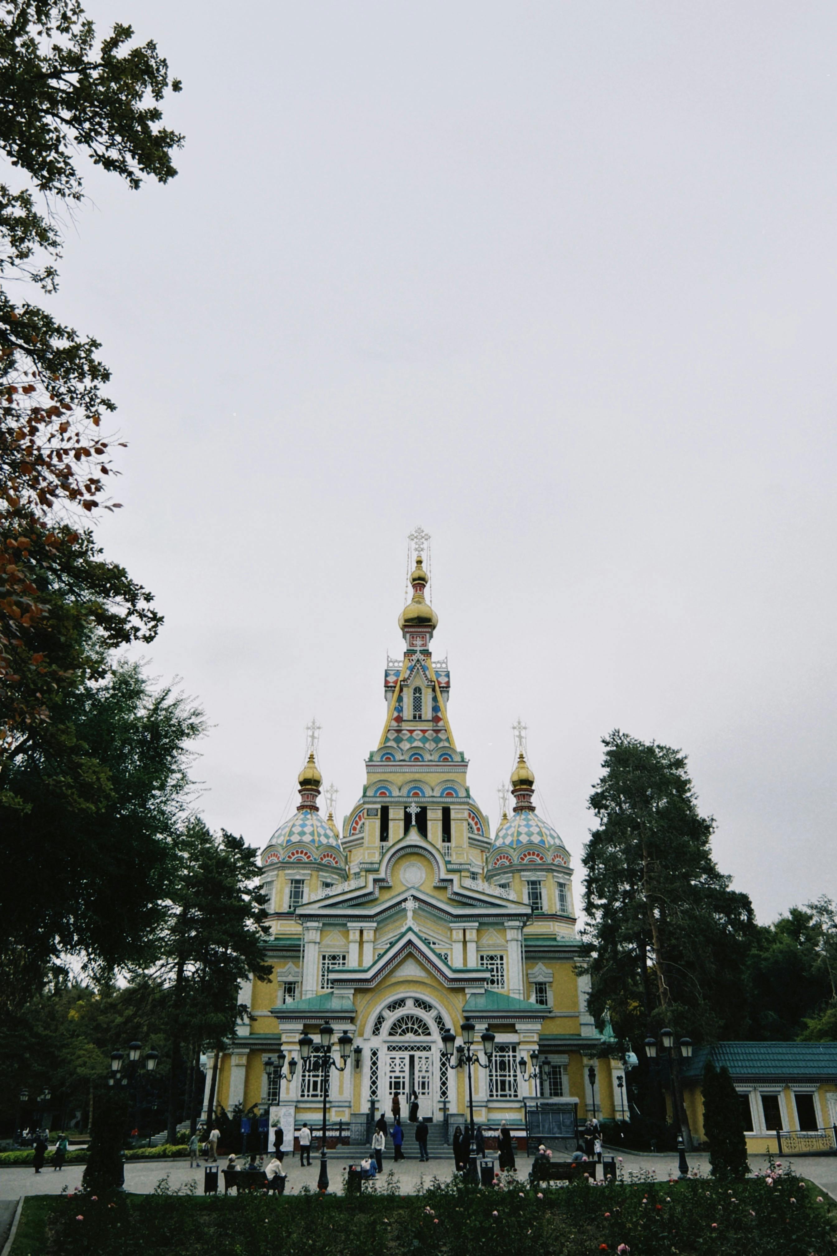 Rain in Panfilov Park