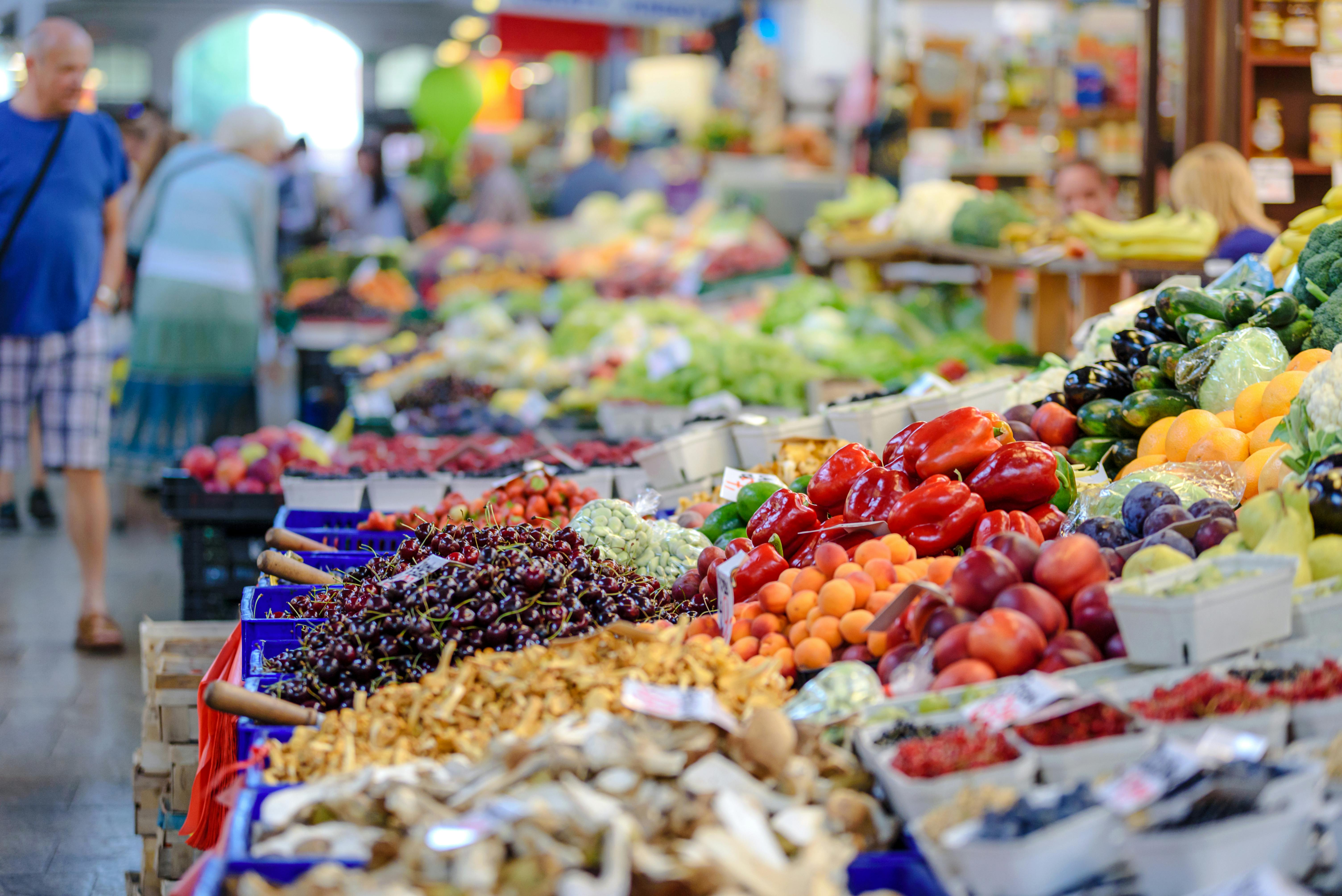The Dolac Market on a Saturday Morning