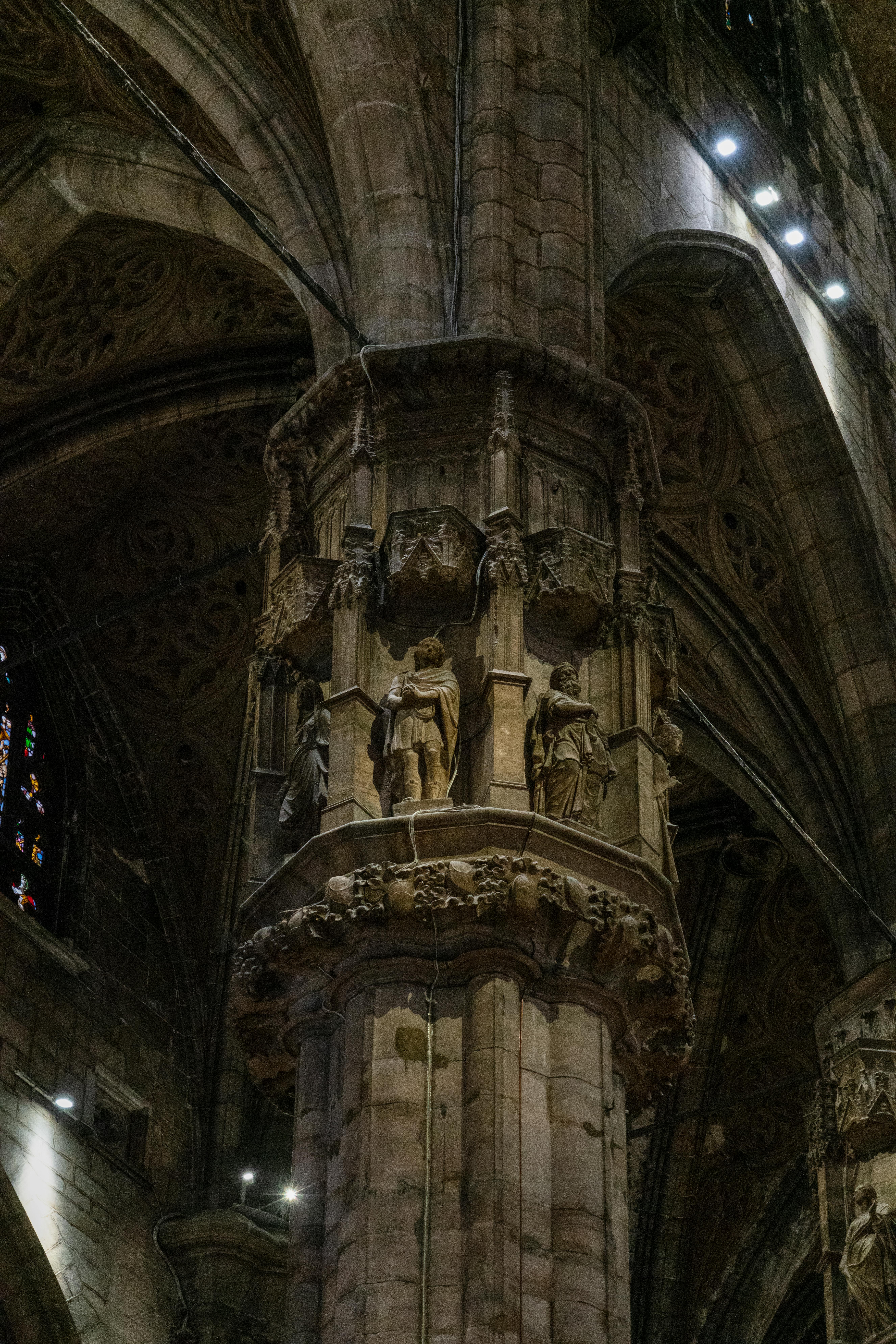 Inside the Duomo di Milano