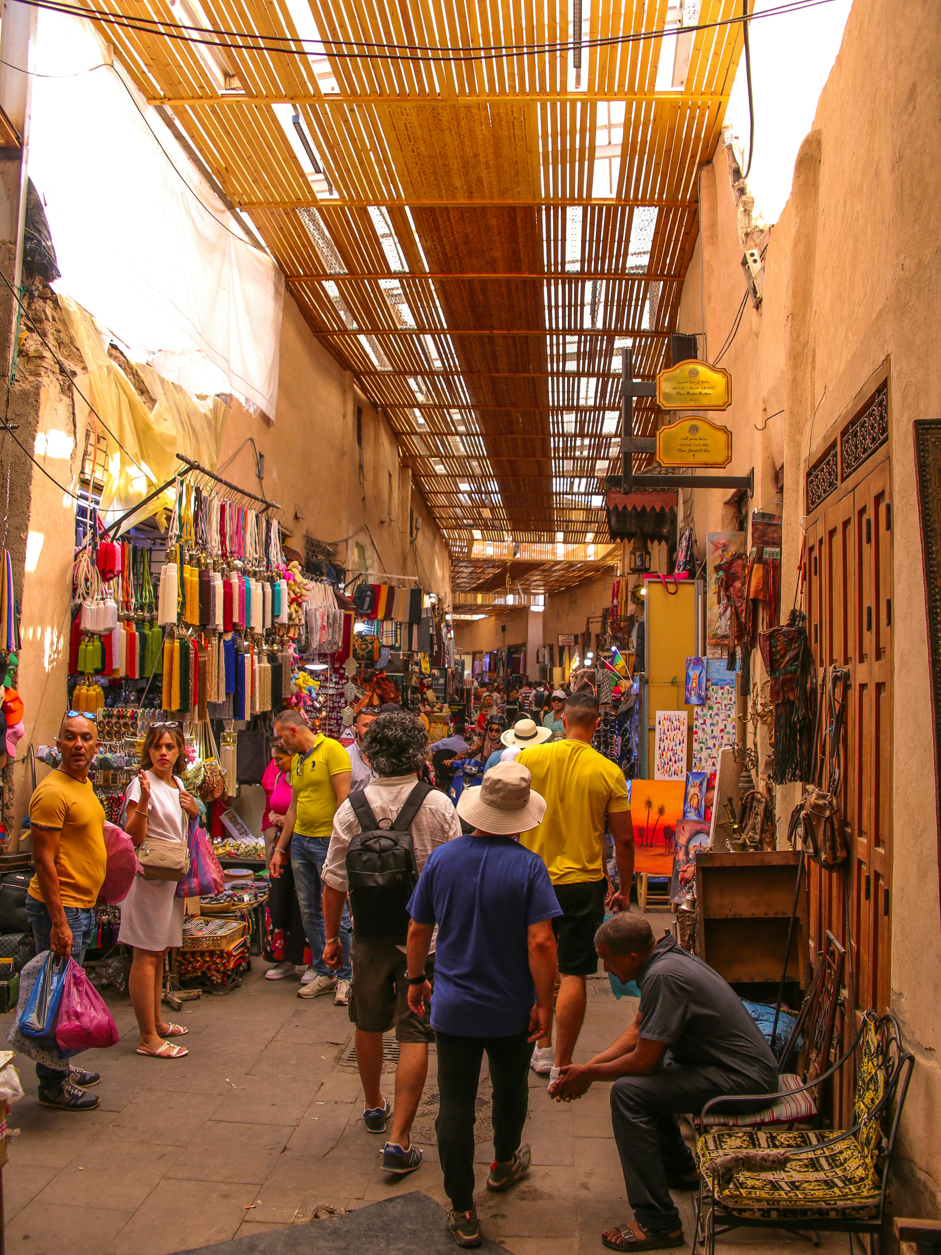 First evening in Jemaa el-Fnaa