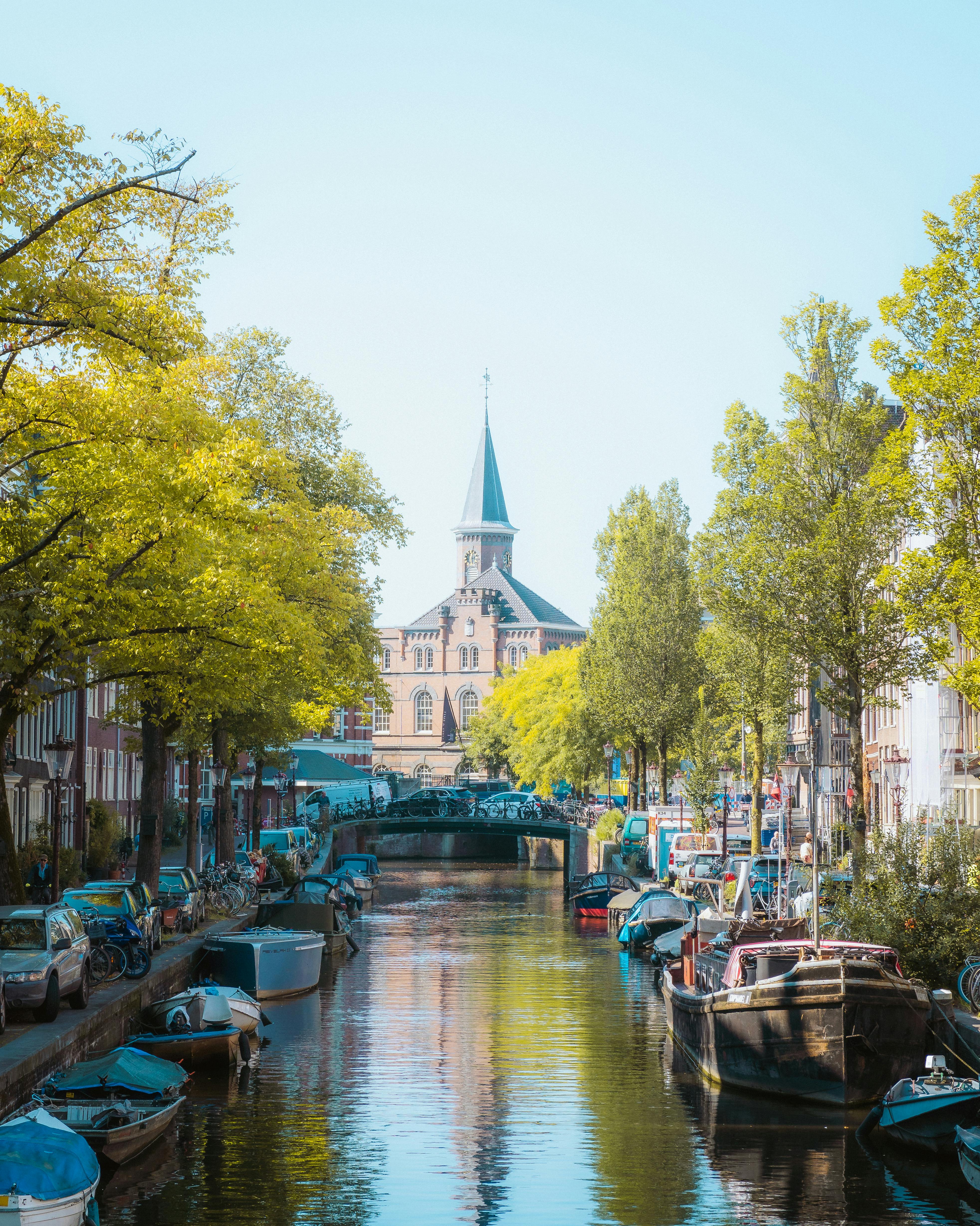 Golden hour on the Jordaan bridges