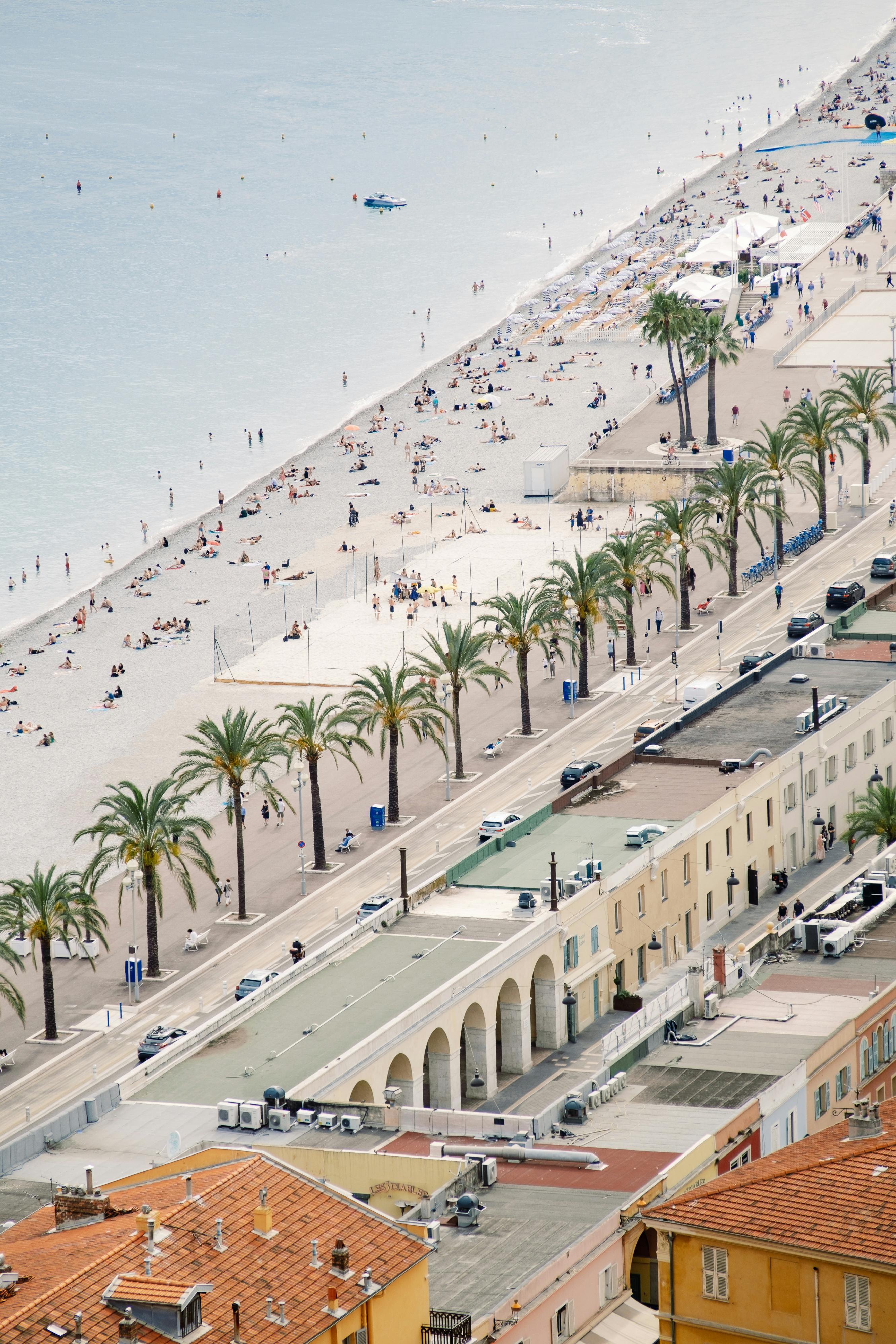 Pebbles and Blue in Nice