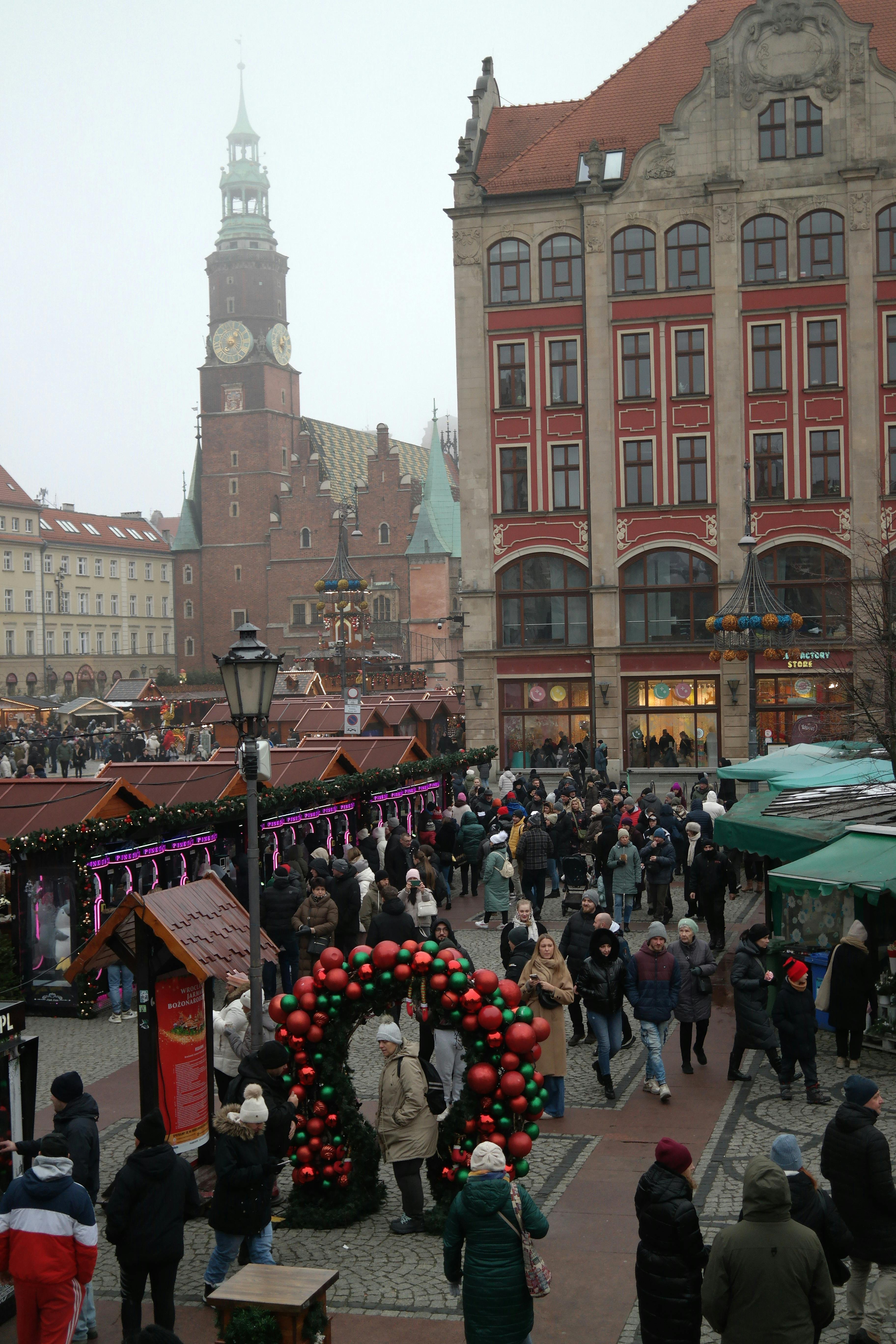 Sunset on the market square