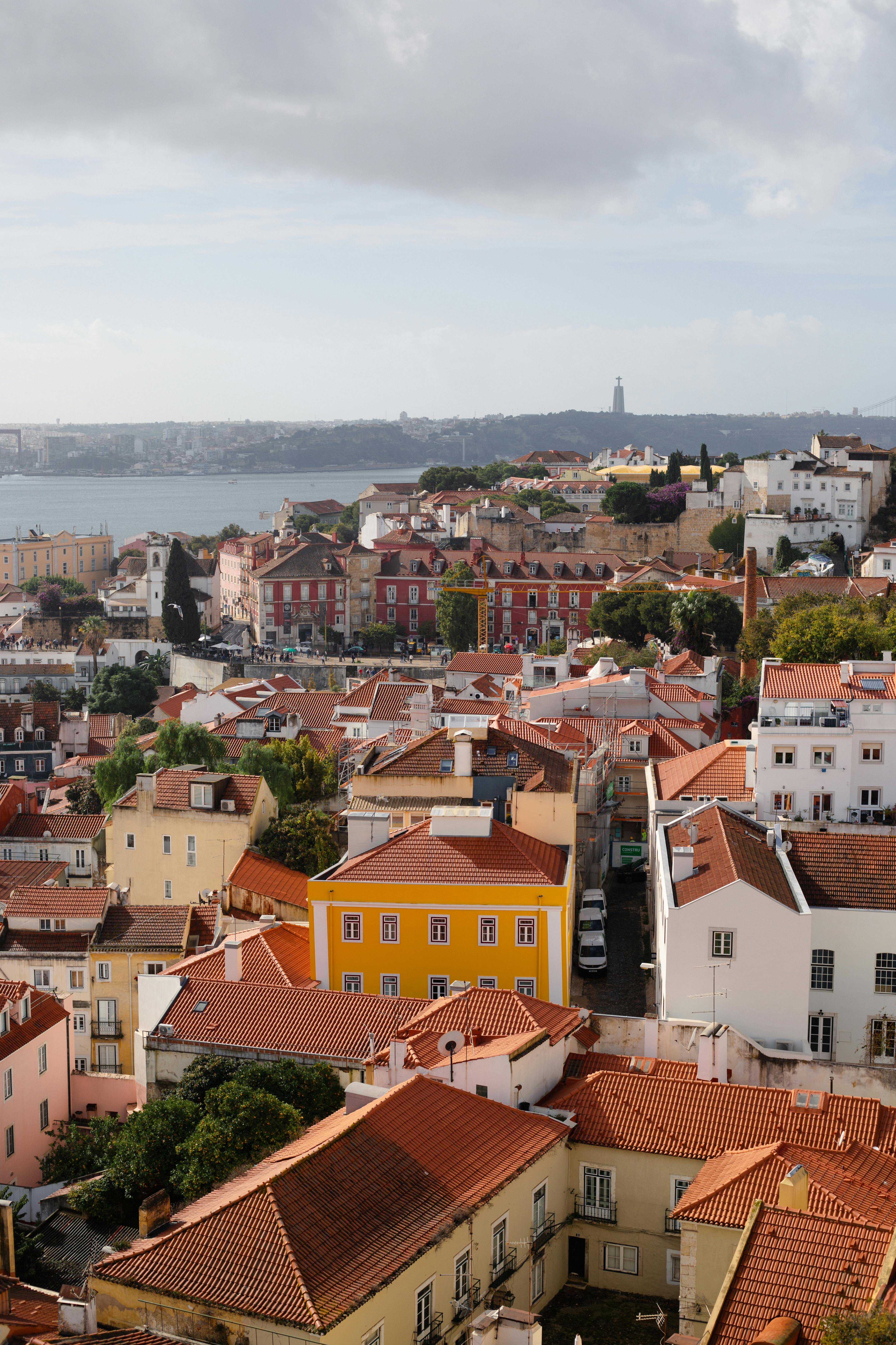 Miradouro sunset over the Tagus