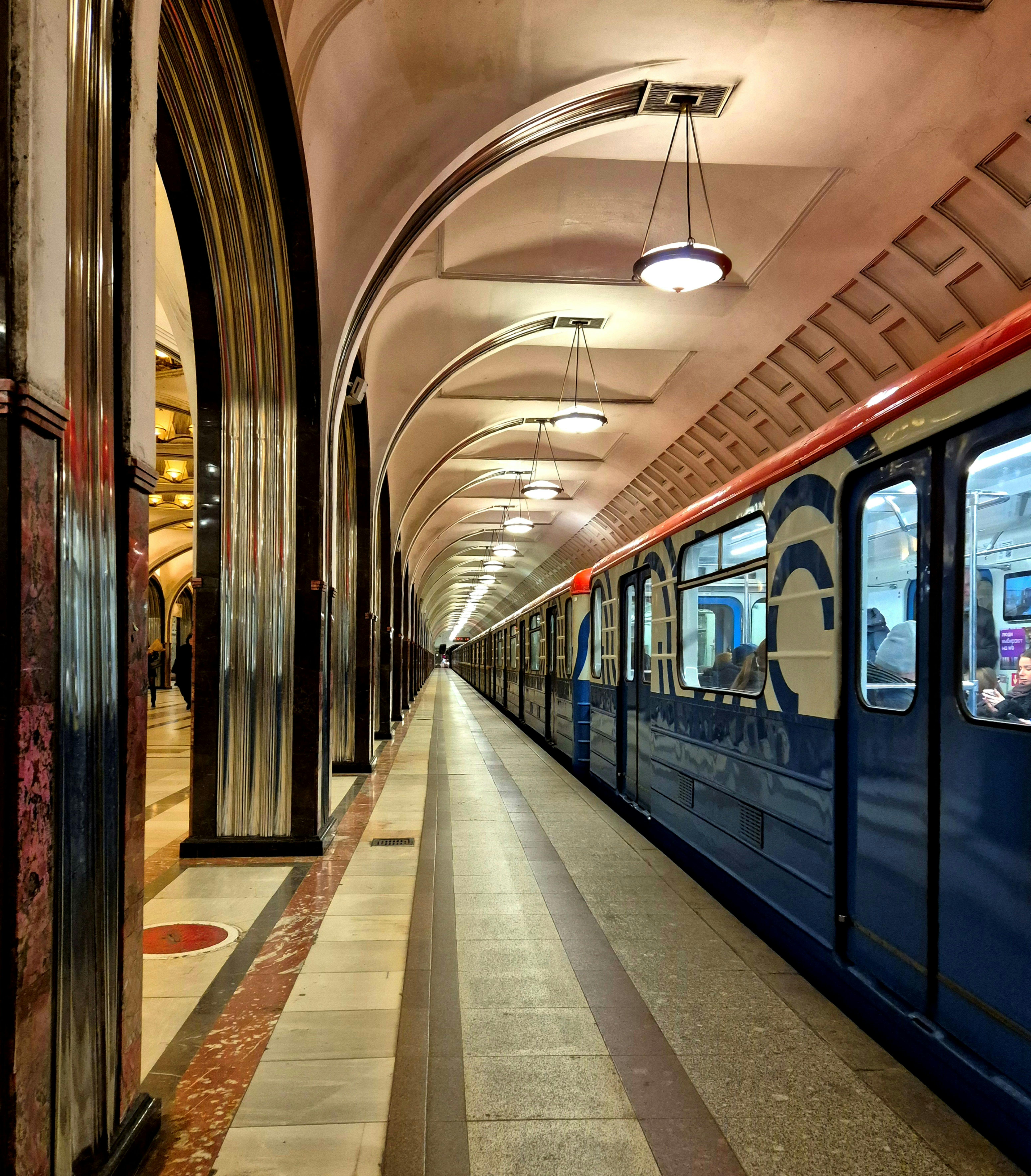 First ride on the Moscow Metro