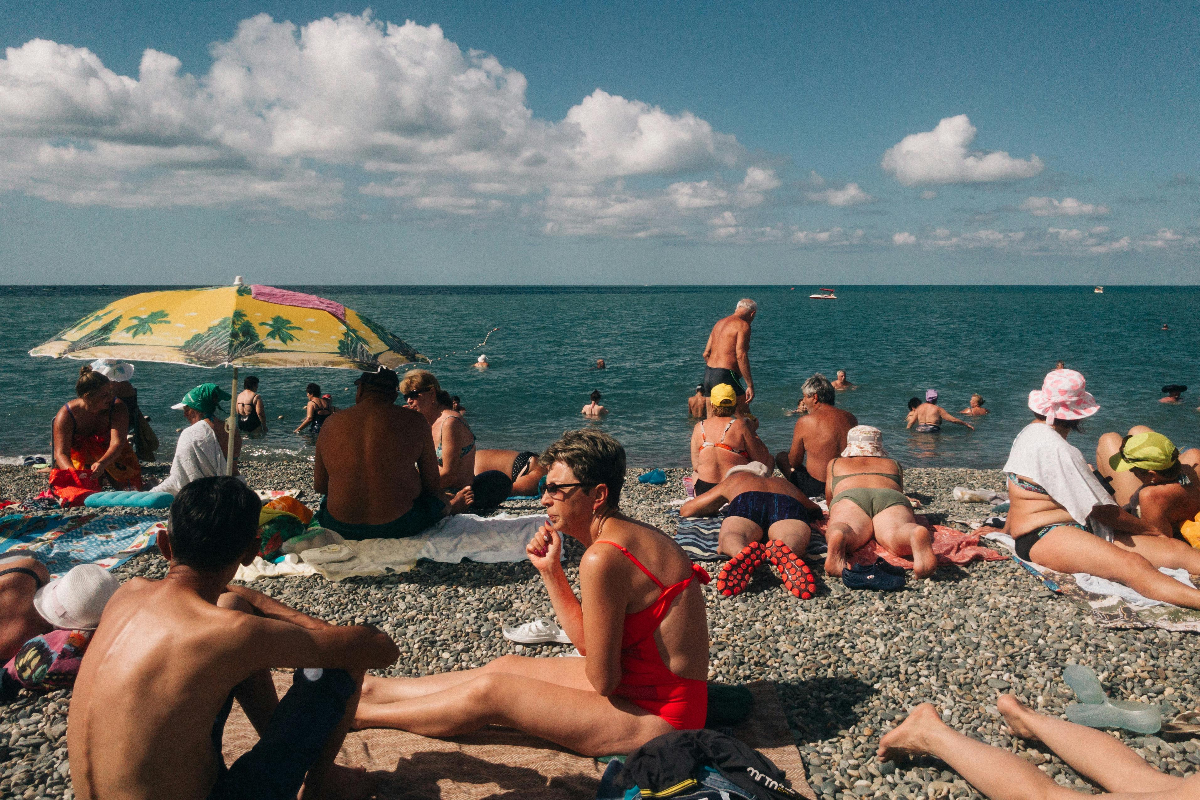 First swim in the Black Sea