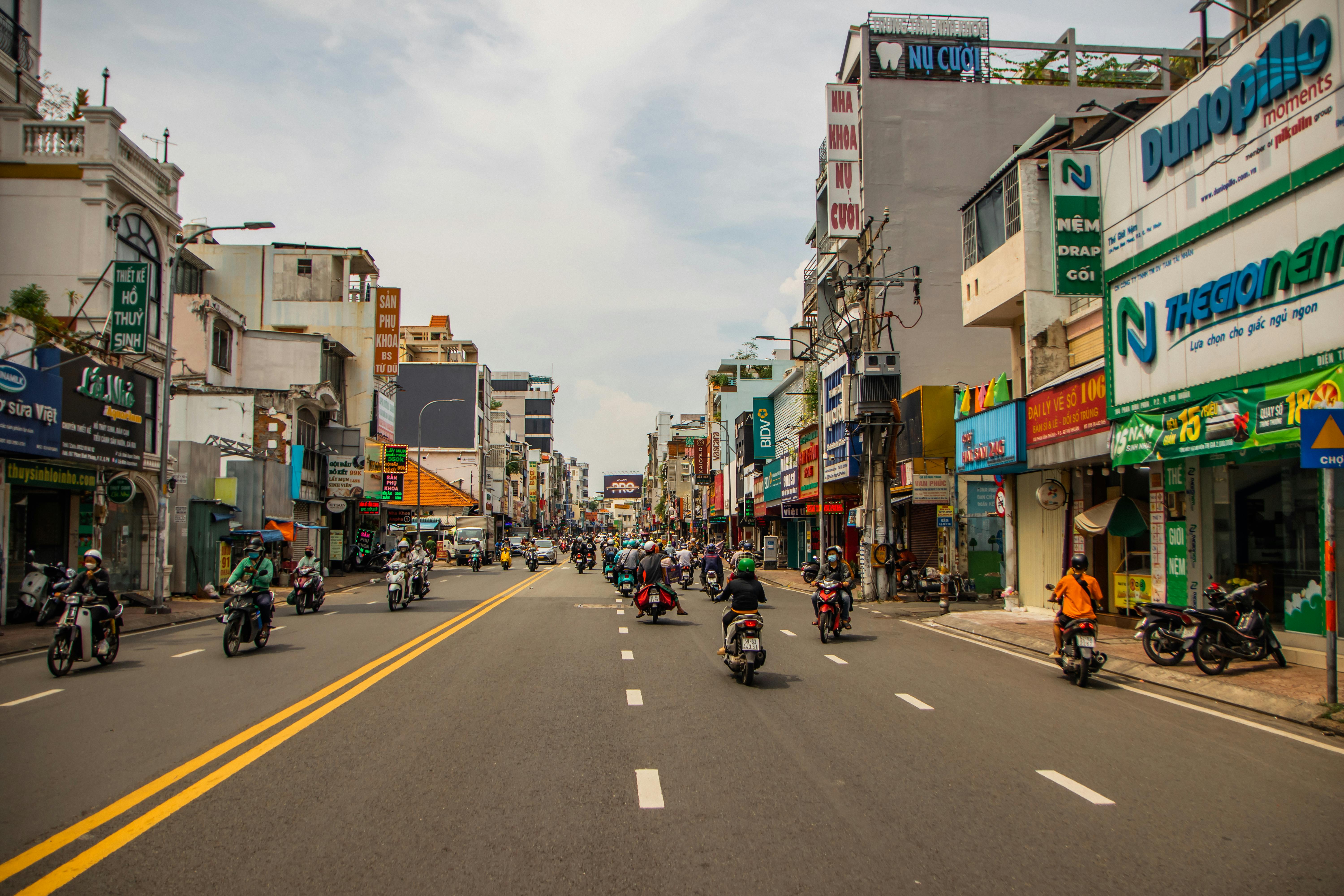Scooter Rivers in Saigon