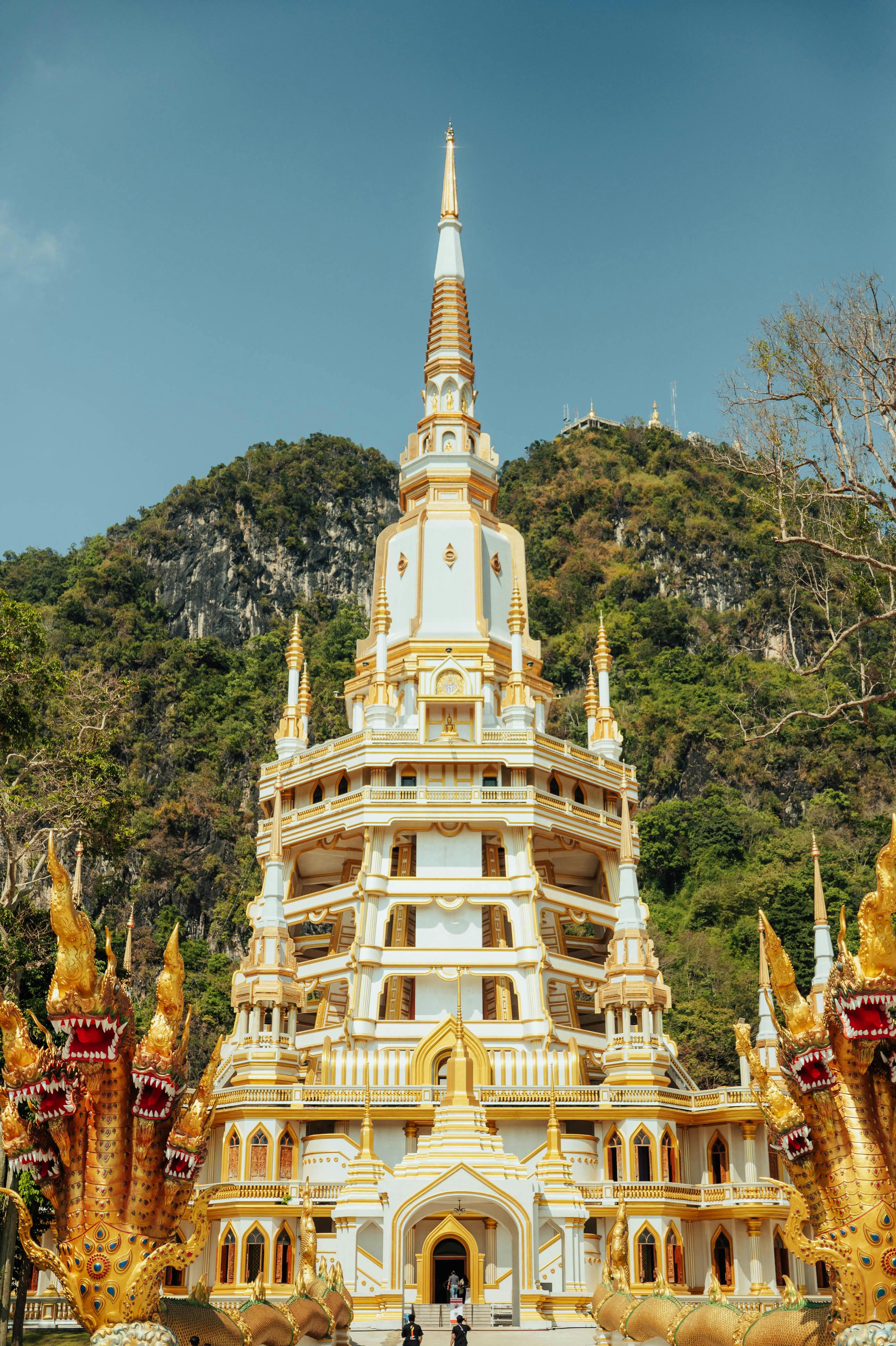 View from the mountain temple