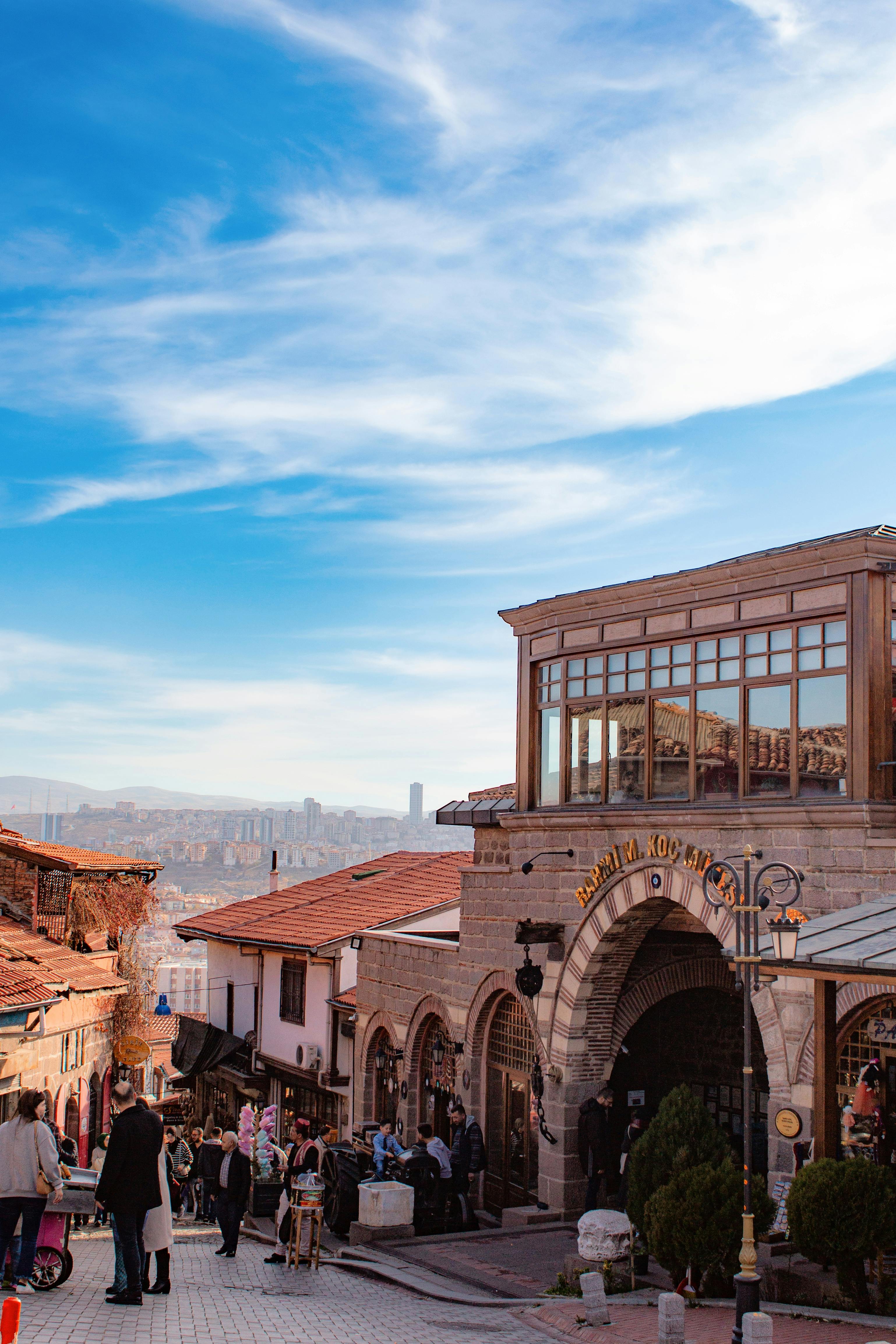 Old Ankara Castle and surrounding streets