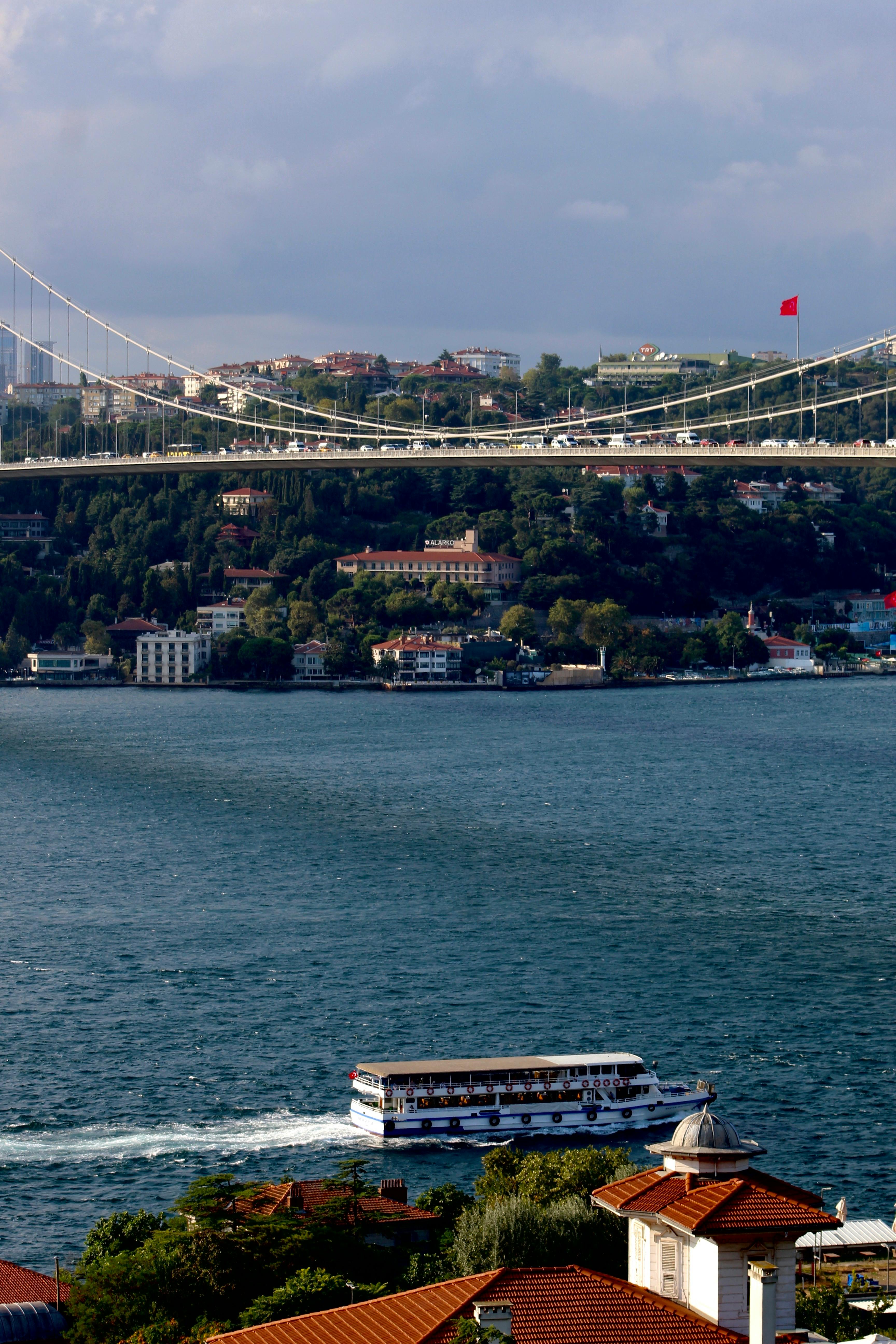 First ferry ride across the Bosphorus