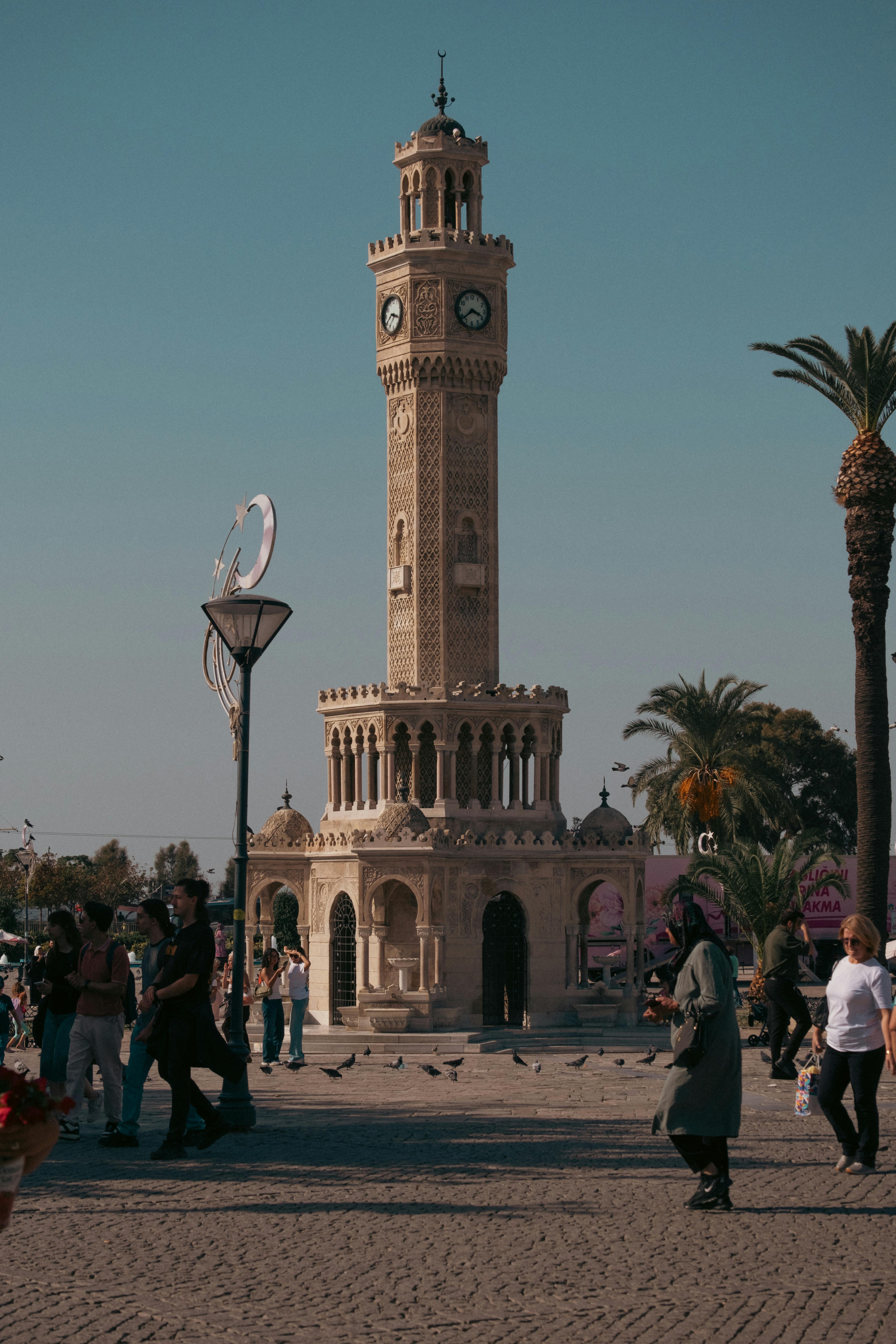 Coffee in Konak Square near the clock tower