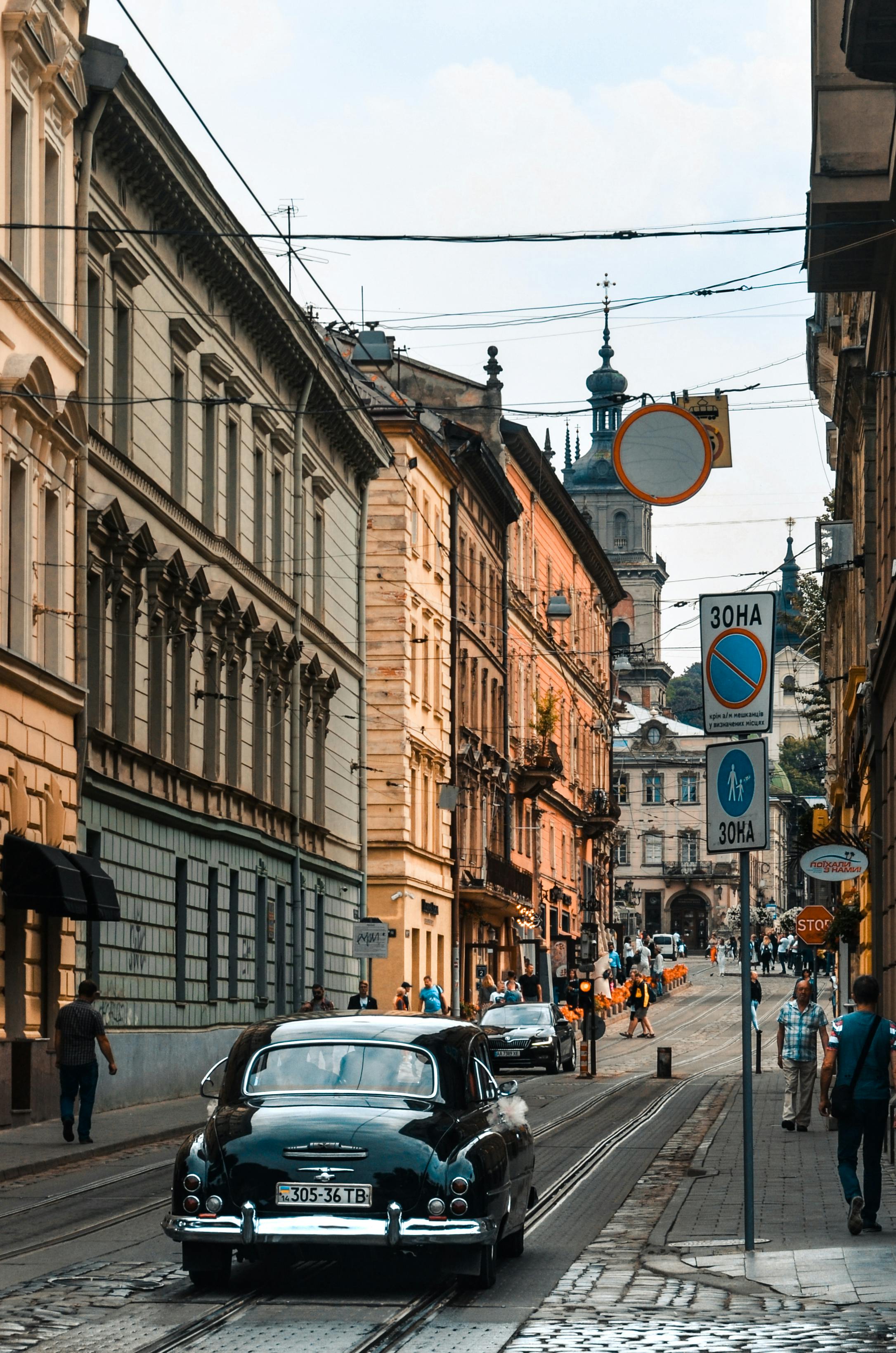 Morning coffee in Lviv’s old town