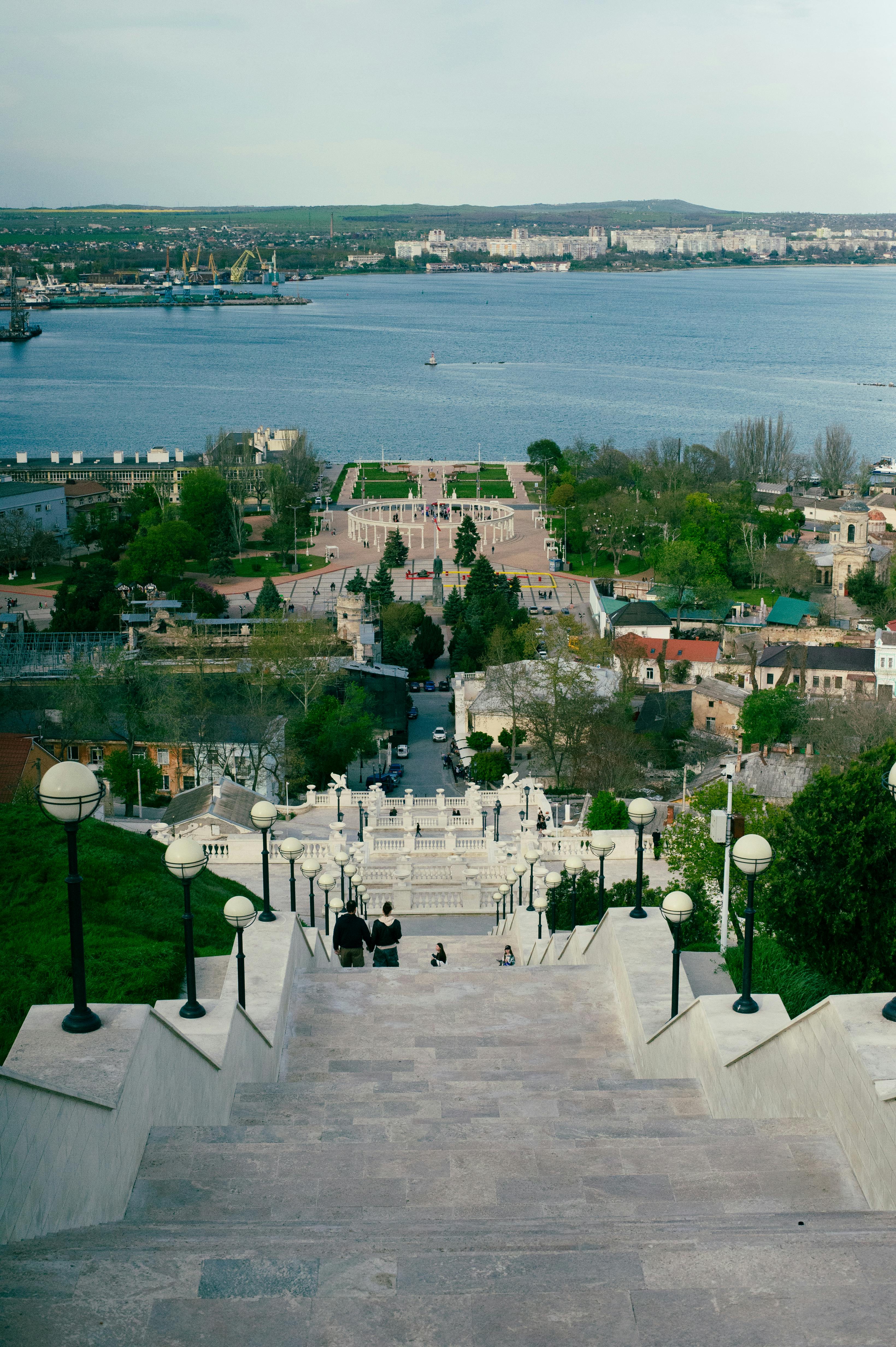 First sight of the Potemkin Stairs
