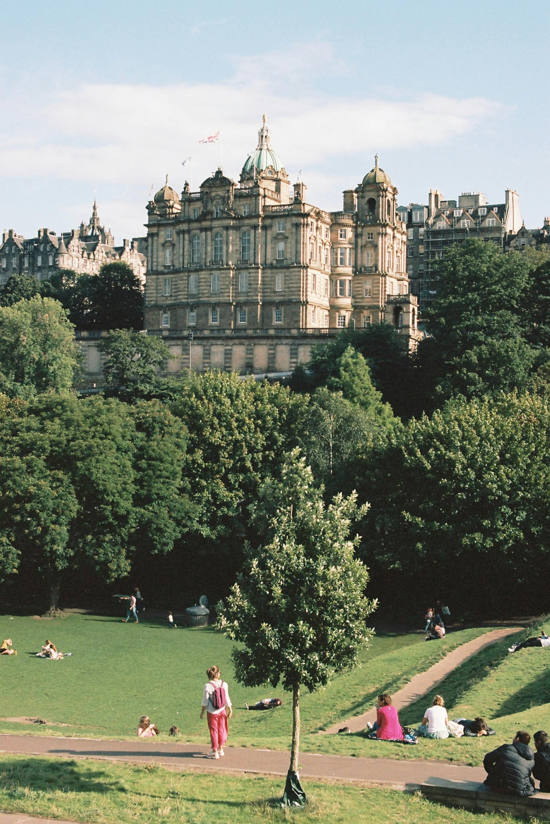 Autumn in Princes Street Gardens
