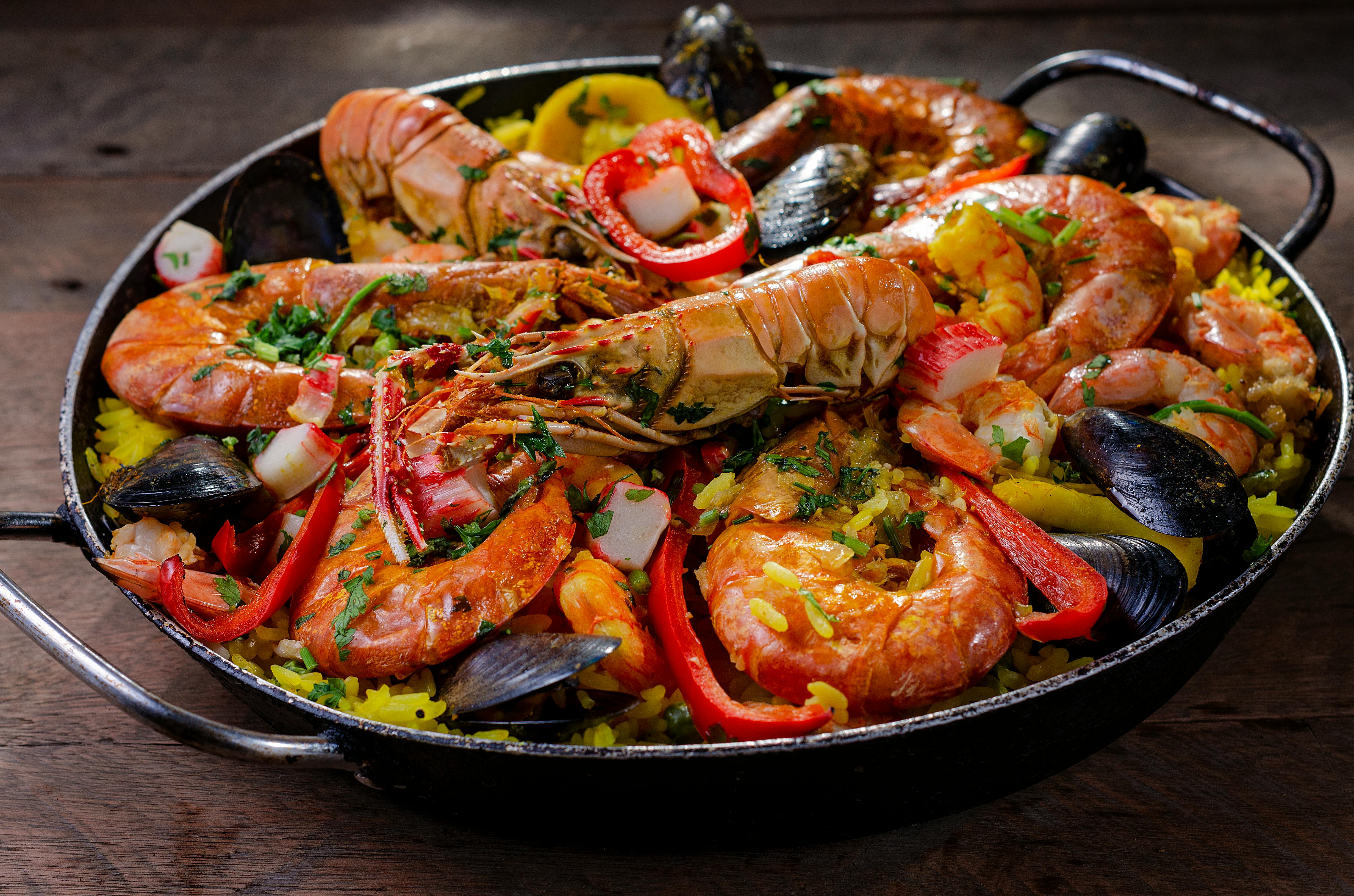 Paella by the shore
