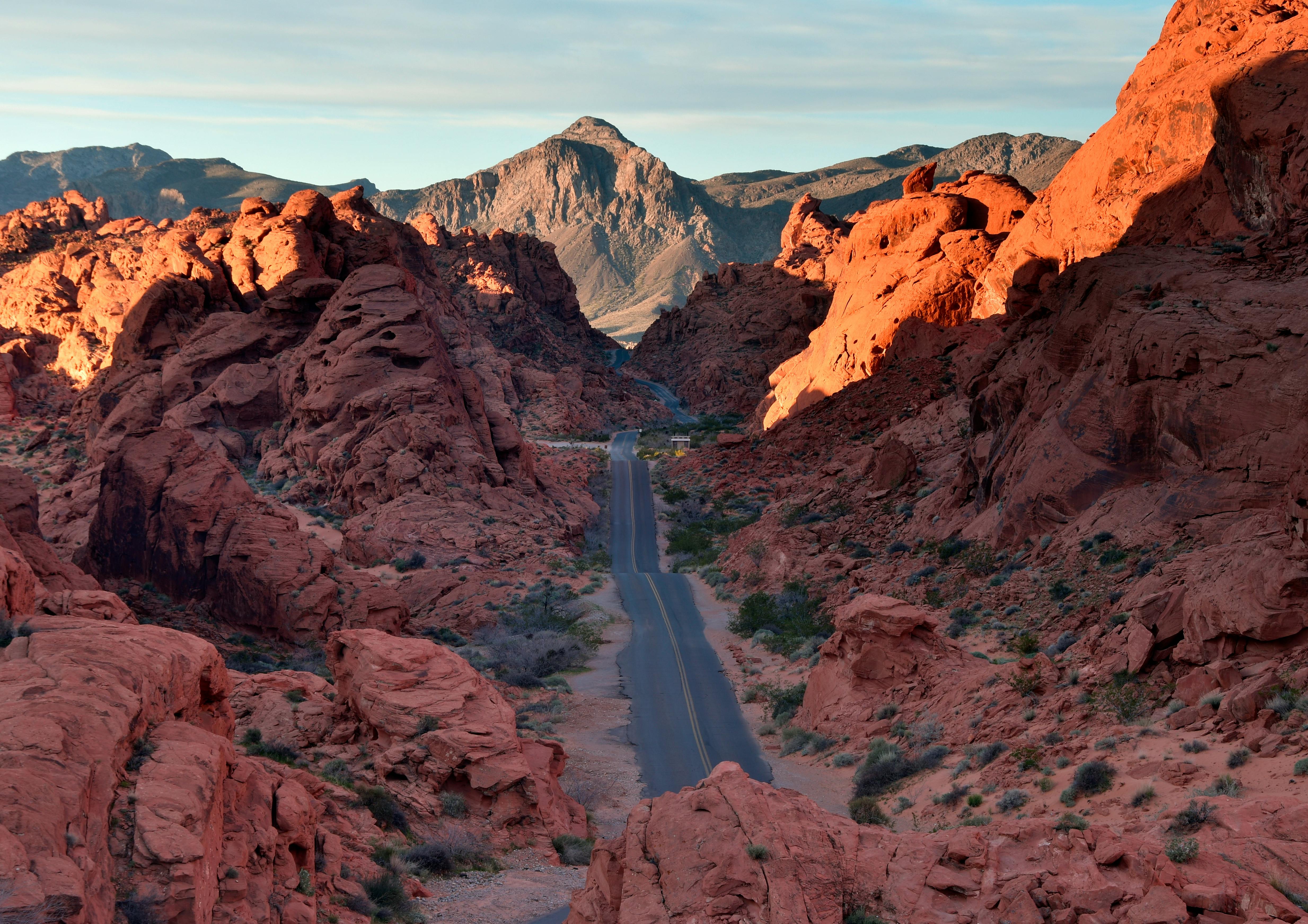 Desert Silence Outside the City